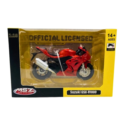 1/18 SUZUKİ GSX-R1000 Model Motosiklet