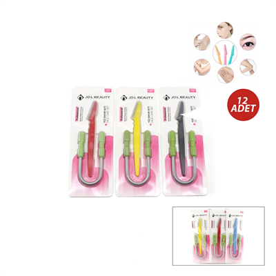 12 Adet 2cps Kaş Usturas - Yanak Yayı Set Bx40