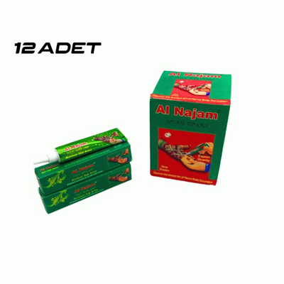 12 Adet Al Najam Kırmızı Tüp Kına 30gr Bx40