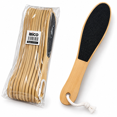 Ayak Ve Topuk Törpüsü Ahşap Saplı Pedikür Bakım Aleti - 12 Adet Set BX-316875