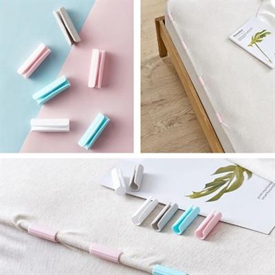 12 Adet Çok Amaçlı Çarşaf Tutucu, Sabitleyici ,Kaydırmaz Nevresim Örtü Düzenleyici Klipsler (3936)