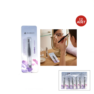 12 Adet Siyah Cımbız Bx40