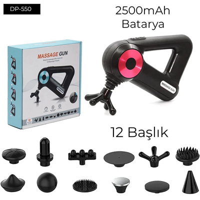 12 Başlıklı Masaj Aleti