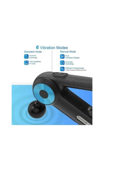 12 Başlıklı Profesyonel Masaj Sı Sporcu Masaj Aleti Seti  6 Hızlı Şarjlı Masaj