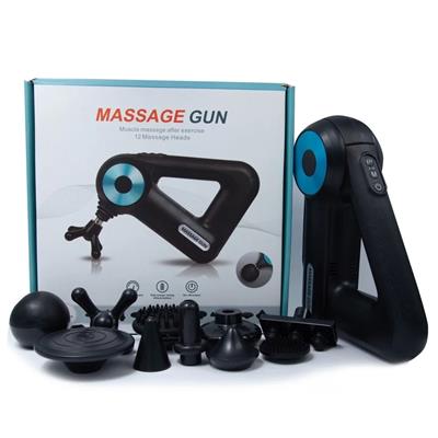 12 Başlıklı Profesyonel Masaj Tabancası Çok Fonksiyonlu (3936)