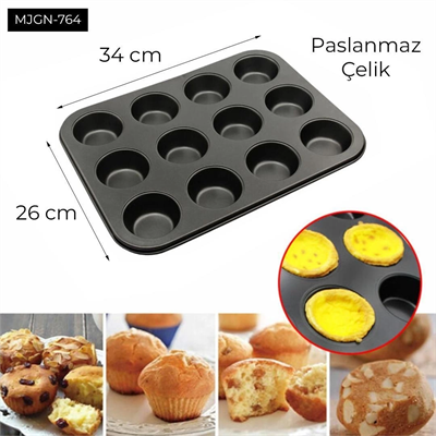 12 Gözlü Kek Kalıbı