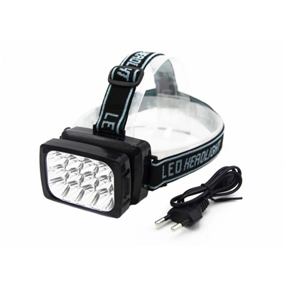 12 Ledli Güçlü Şarjlı Kafa Lambası Wt-064