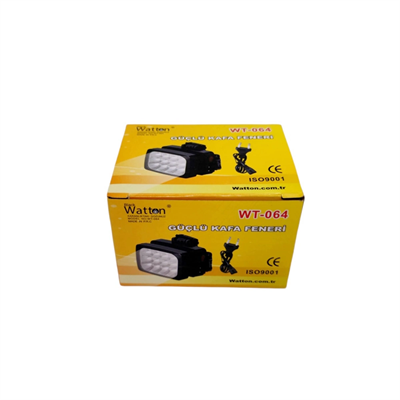 12 Ledli Güçlü Şarjlı Kafa Lambası Wt-064