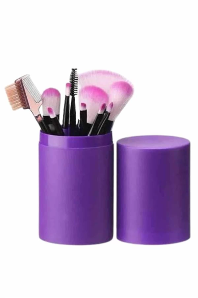 12 Parça Profesyonel Makyaj Fırçası Far Fırçası Allık Fırçası Yumuşak Kıllı