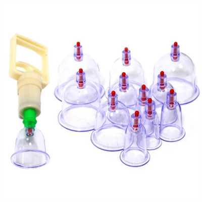 12 Parça Vakumlu Hacamat Kupa Çekme Seti