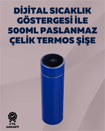 12 Saat Sıcak, 24 Saat Soğuk Tutabilen Paslanmaz Termos