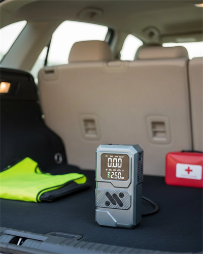 12.000 mAh Akü Takviye Destekli LED Işıklı Araç Kompresörü