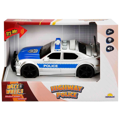 1:20 Eco Lounge Sesli ve Işıklı Polis Arabası 19 cm