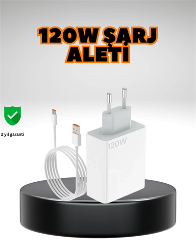 120 Watt Ultra Hızlı Şarj Seti Realme 7 8 9 Pro Uyumlu