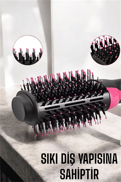 1200 Watt Gücünde, Negatif İyon Teknolojili, 3 Isı Kademeli Fön Tarağı