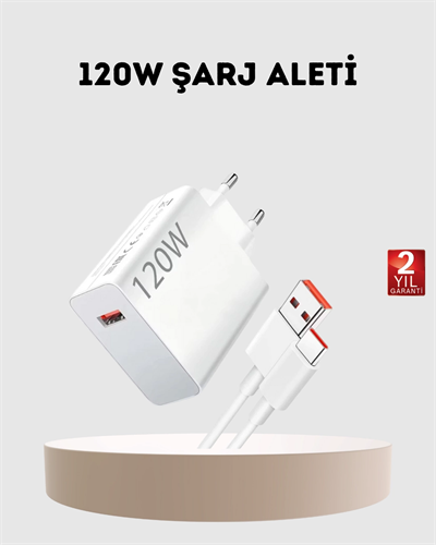 120W USB-C Şarj Adaptörü Süper Hızlı Şarj Güç Kaynağı Seti