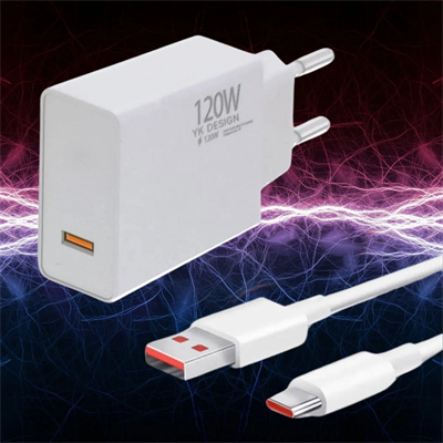 120w Usb Hızlı Type C Uçlu Kablolu Şarj Aleti Bx40