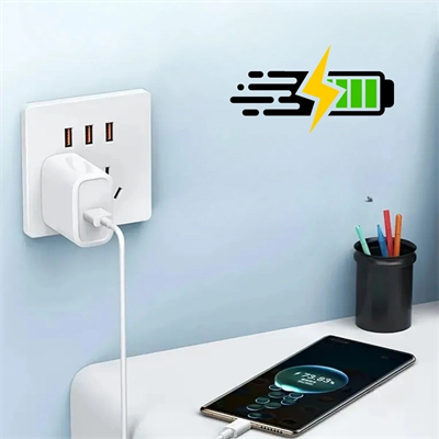 120w Usb Hızlı Type C Uçlu Kablolu Şarj Aleti Bx40