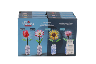 123-992-996 KUT 8Lİ ILIKLI ÇİÇEK BLOKLAR(Belirtilen fiyat, tekli satış için adet fiyatıdır.)