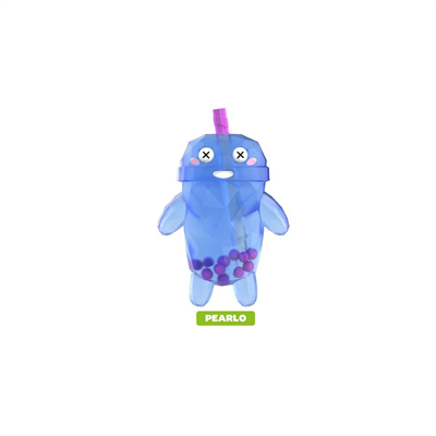 12387 SUN-BTF-FİGÜR BUBBLE TEA CRYSTAL BOBA PALS SERIES 14CM 6A