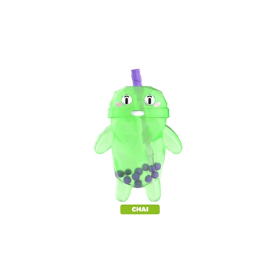 12387 SUN-BTF-FİGÜR BUBBLE TEA CRYSTAL BOBA PALS SERIES 14CM 6A