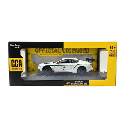 1/24 Bentley Continental GT3 Model Araba