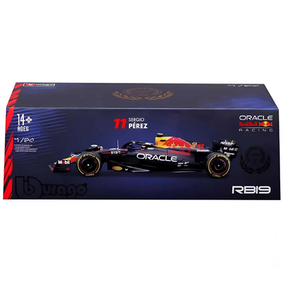 1:24 Formula 1 Oracle Red Bull RB19 F1 Model Araba