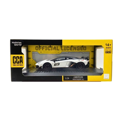 1/24 Lamborghini Aventador SVJ Model Araba 68269A