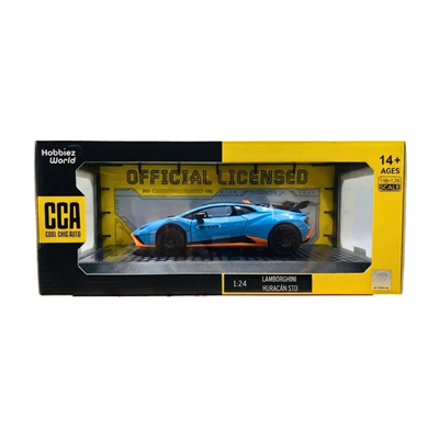 1/24 Lamborghini STO Pearl Blue Model Araba