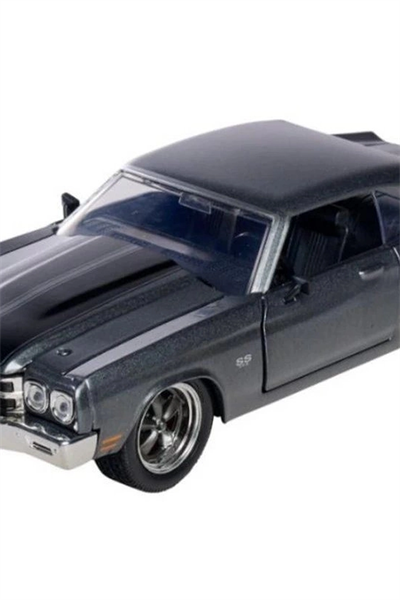 1:24 Metal Die-Cast 1970 Chevelle SS Araba - Açılır Kapı Kaput Bagaj, Lisanslı 19 cm BX-313809