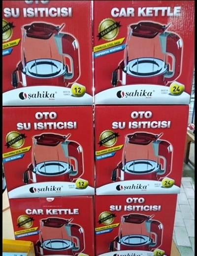 12V OTOMATİK ARAÇ OTO KETTLE SU ISITICISI ÇAKMAKLIK FİŞLİ (3936)