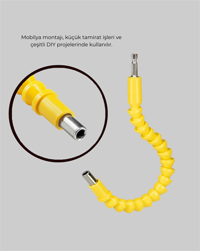 12’li Akrobat Bits Vidalama Seti Esnek Uç Çok Yönlü Kullanım