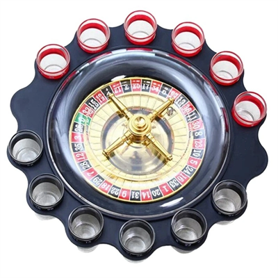 12li Shot Bardaklı Rulet Oyunu Siyah Alk2547