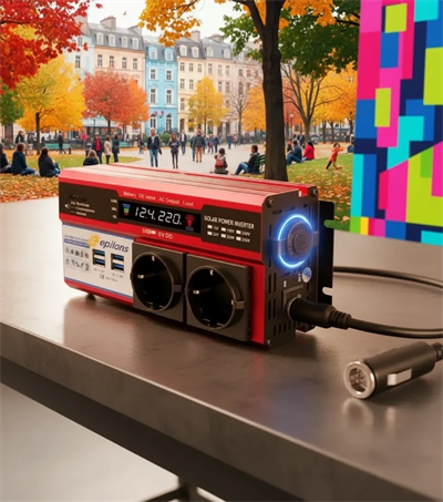 12v 2000w Modifiye Sinüs İnverter Araç Ve Güneş Enerjisi Uyumlu, Çift Usb, Çift Priz Ve Çakmaklık Eco Lounge