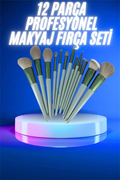 13 Parça Makyaj Fırça Seti Far Kontür Aydnlatıcı Fırçası İz Bırakmaz Hafif ve Yumuşak