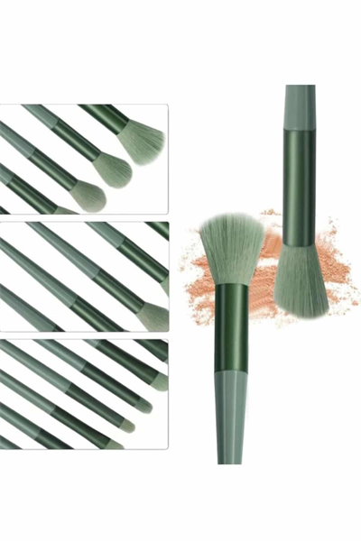 13 Parça Makyaj Fırça Seti Far Kontür Aydnlatıcı Fırçası İz Bırakmaz Hafif ve Yumuşak