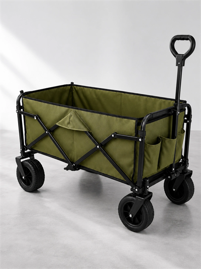 130 KG Taşıma Kapasiteli Katlanabilir Wagon Taşıma Arabası