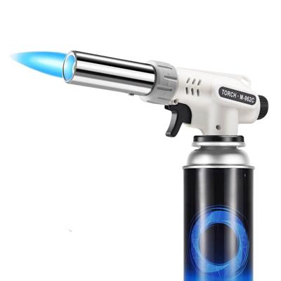 1300°C Çok Amaçlı Gaz Torch Çakmak - Mutfak, Mangal, Lehimleme Pürmüz Alev Tabancası (3936)
