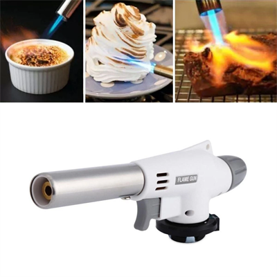 1300°C Çok Amaçlı Gaz Torch Çakmak - Mutfak, Mangal, Lehimleme Pürmüz Alev Tabancası