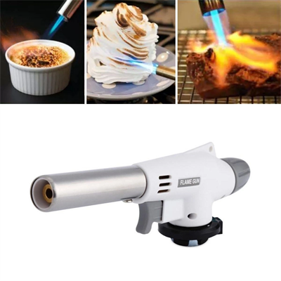 1300°c Çok Amaçlı Gaz Torch Çakmak - Mutfak, Mangal, Lehimleme Pürmüz Alev Tabancası Bx40