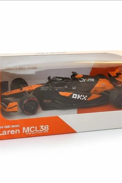 1:32 Lisanslı McLaren F1 Metal Model Araba - Çek Bırak Oyuncak, Hediye BX-313506