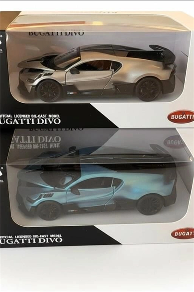1:32 Ölçek Bugatti Divo Metal Diecast Model Araba - Çek Bırak Özellikli, Lisanslı BX-313508