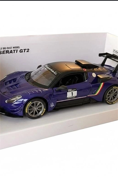 1:32 Ölçekli Maserati GT2 Çek Bırak Araba - Lisanslı Model, 1 Adet Oyuncak Araba BX-313507