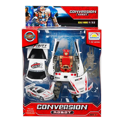 1:32 Sesli ve Işıklı Dönüşebilen Robot