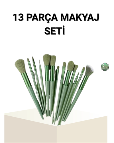 13’lü Profesyonel Makyaj Fırça Seti – Yumuşak Sentetik Kıllı, Tüm Cilt Tiplerine Uygun
