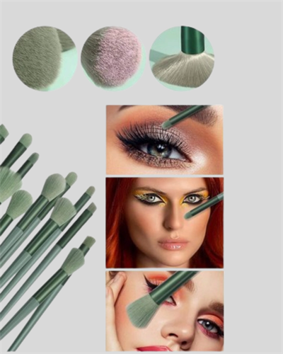 13’lü Yumuşak Kıllı Makyaj Fırça Seti – Profesyonel Kalite, Hassas Ciltlere Uygun