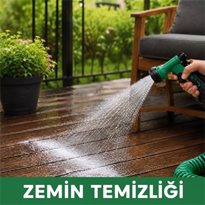 15 Metre Su Hortumu - Spiral - Fonksiyonel - Hafif