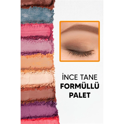 15 Renkli Sedefli Mat Far Paleti - 2li Set