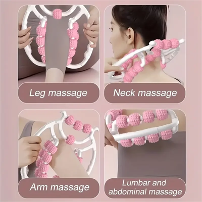 15 Tekerlekli Bacak Boyun Kol Masaj Aleti Bx40