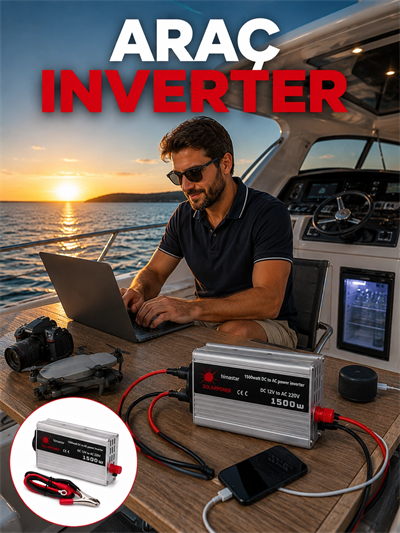 1500W Yüksek Güç Çıkışlı Araç Inverter